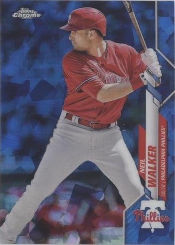 2020 Topps Chrome Update Series Sapphire Edition - Neil Walker #U-123