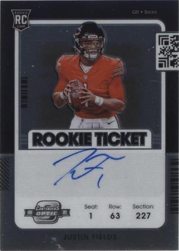 2021 Panini Contenders Optic Justin Fields #108