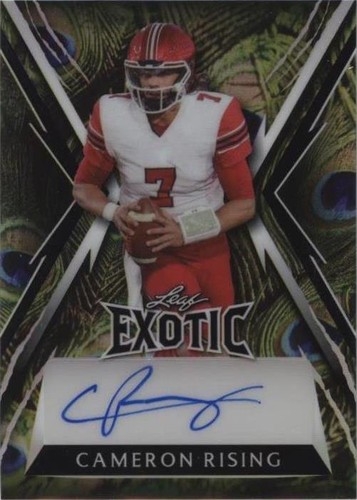 2023 Leaf Exotic Cameron Rising #BA-CR1