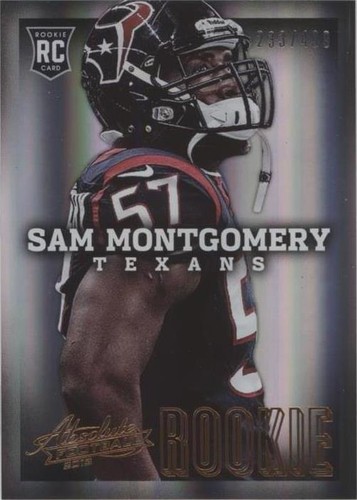 2013 Panini Absolute Sam Montgomery #182