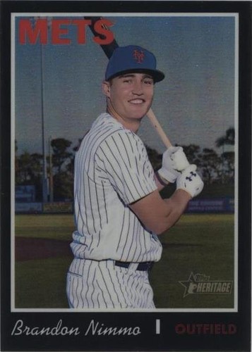 2019 Topps Heritage - Brandon Nimmo #THC-431