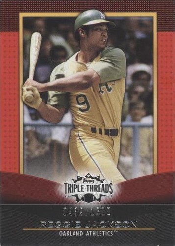 2011 Topps Triple Threads - Reggie Jackson #24