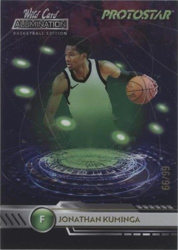 2021-22 Wild Card Alumination - Jonathan Kuminga #PS-23