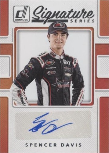 2018 Panini Donruss NASCAR - Spencer Davis #SS-SD