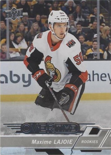2018-19 Upper Deck Overtime - Max Lajoie #163