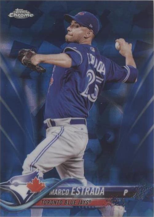 2018 Topps Chrome Sapphire Edition - Marco Estrada #528