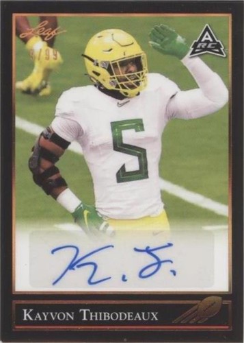 2021 Leaf Memories Kayvon Thibodeaux #BG-KT1