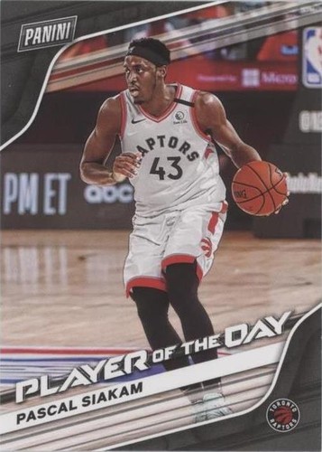 2020-21 Panini Player of the Day - Pascal Siakam #48
