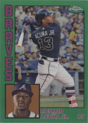 2019 Topps Chrome - Ronald Acuña Jr. #84TC-24