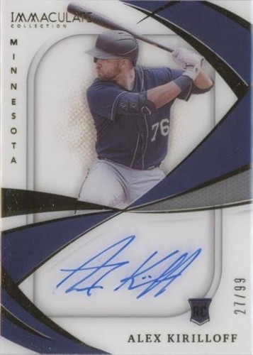 2021 Panini Immaculate Collection - Alex Kirilloff #SS-AK