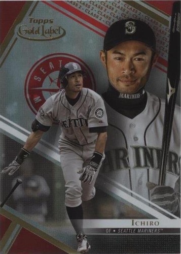 ICHIRO 2021 Topps Gold Label CLASS 3 BLUE FOIL PARALLEL #29/50