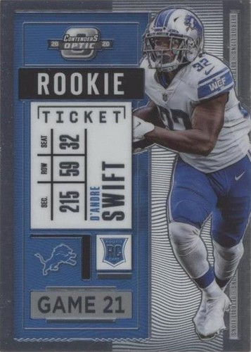 2020 Panini Contenders Optic D'Andre Swift #70