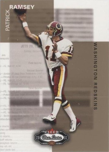 2002 Fleer Box Score Patrick Ramsey #122