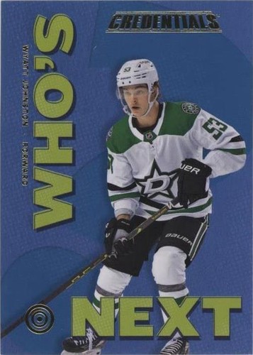 2023-24 Upper Deck Credentials - Wyatt Johnston #WN-WJ