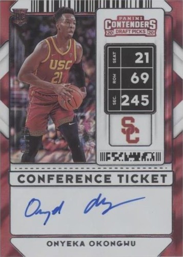 2020-21 Panini Contenders Draft Picks - Onyeka Okongwu #55