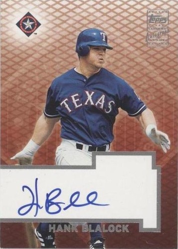 2003 Topps - Hank Blalock #TA-HB