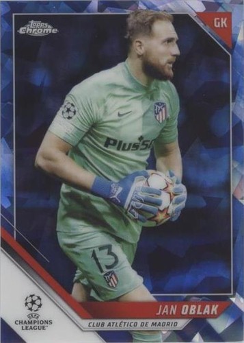 2021-22 Topps Chrome UCL Sapphire Edition Jan Oblak #134