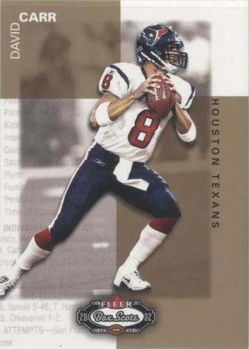 2002 Fleer Box Score David Carr #116