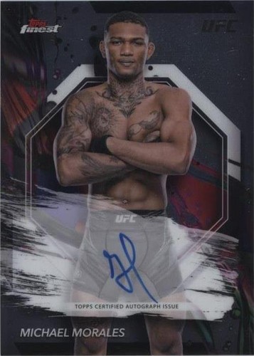 2024 Topps Finest UFC - Michael Morales #FA-MMO