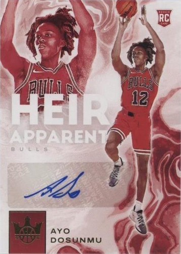 2021-22 Panini Court Kings - Ayo Dosunmu #HA-ADM