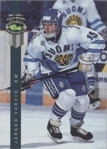 1992 Classic Four Sport Draft Pick Collection - Jarkko Varvio #179