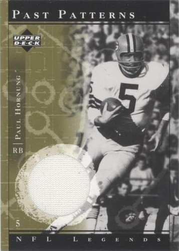 2001 Upper Deck NFL Legends Paul Hornung #PP-PH