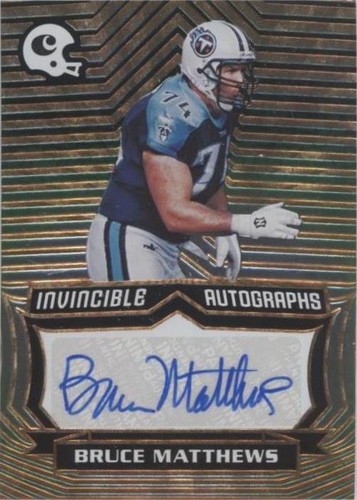 2021 Panini Chronicles Bruce Matthews #INV-BMA