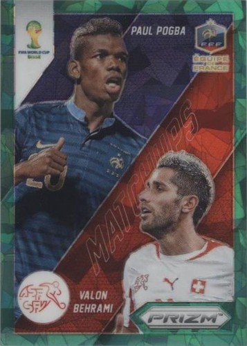 2014 Panini Prizm World Cup Paul Pogba Valon Behrami #10