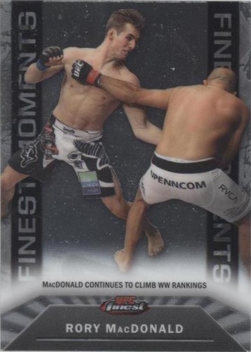 2013 Topps Finest UFC - Rory MacDonald #FM-6
