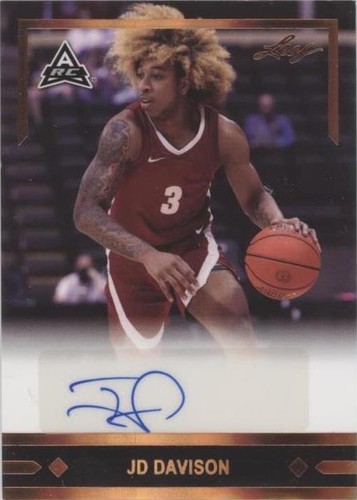 2021-22 Leaf Memories - JD Davison #GLR-JDD