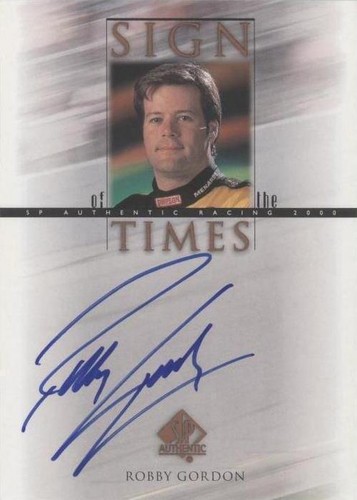 2000 SP Authentic - Robby Gordon #RG