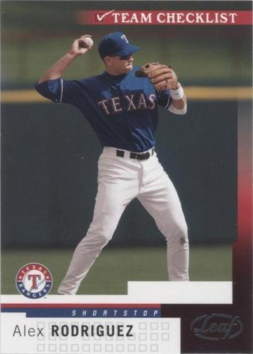 2004 Leaf - Alex Rodriguez #284