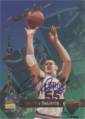 1995 Signature Rookies Tetrad - Andrew DeClercq #4