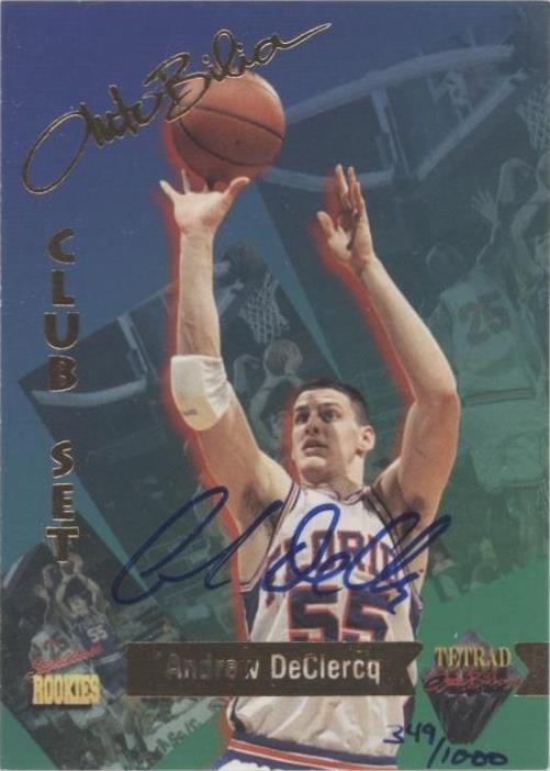 1995 Signature Rookies Tetrad - Andrew DeClercq #4