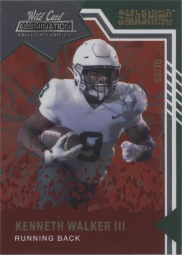 2021 Wild Card Alumination NIL Collegiate Edition Kenneth Walker III #ANSM-15