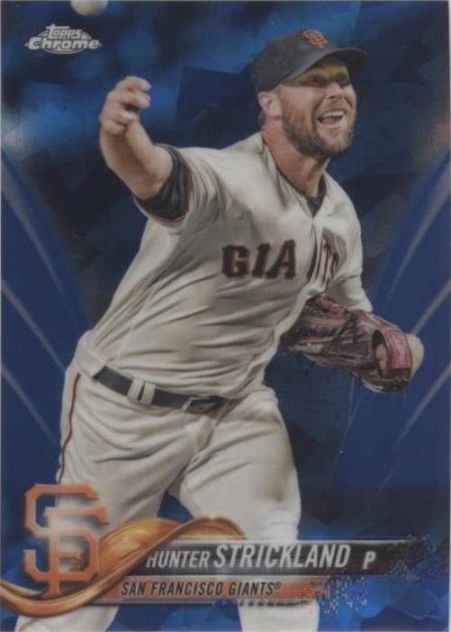 2018 Topps Chrome Sapphire Edition - Hunter Strickland #684