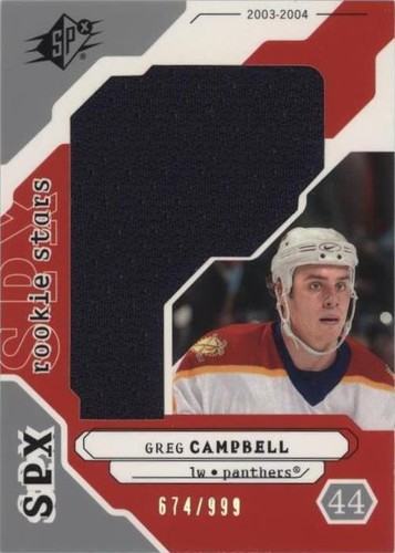 2003-04 SPx - Gregory Campbell #205