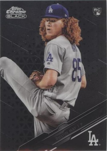 2020 Topps Chrome Black - Dustin May #89