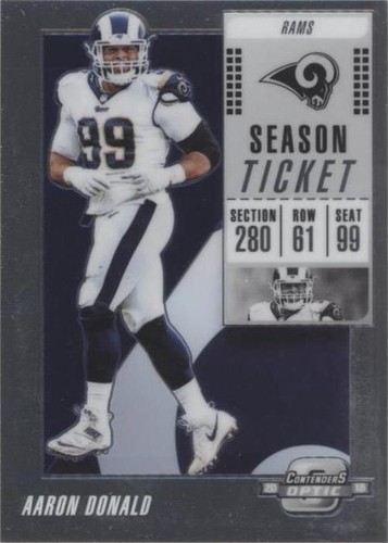 2018 Panini Contenders Optic Aaron Donald #44