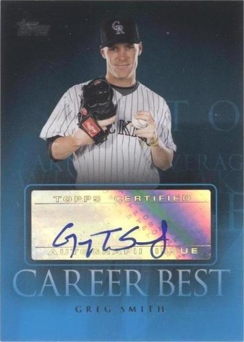 2009 Topps - Greg Smith #CBA-GTS