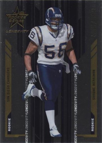 2005 Leaf Rookies & Stars Longevity Shawne Merriman #245