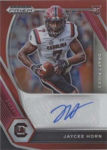 2021 Panini Prizm Draft Picks Jaycee Horn #DPA-JAY