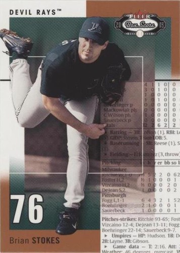 2003 Fleer Box Score - Brian Stokes #140