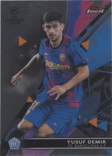2021-22 Topps Finest UCL Yusuf Demir #98
