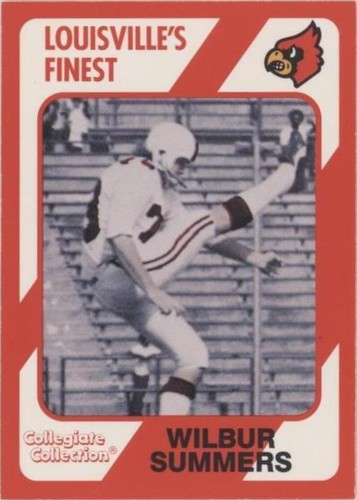 1989 Collegiate Collection Louisville Cardinals Louisville's Finest Wilbur Summers #111