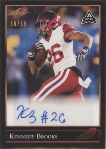 2021 Leaf Memories Kennedy Brooks #BG-KB1