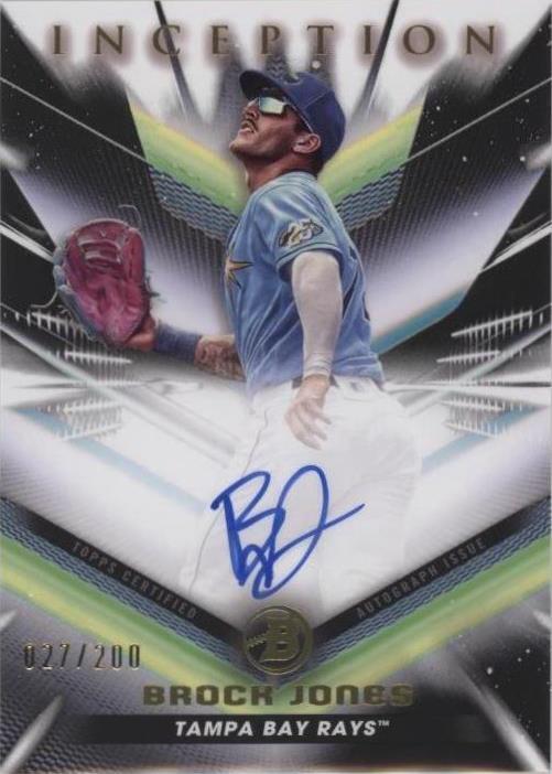 2023 Bowman Inception - Brock Jones #BPA-BJ