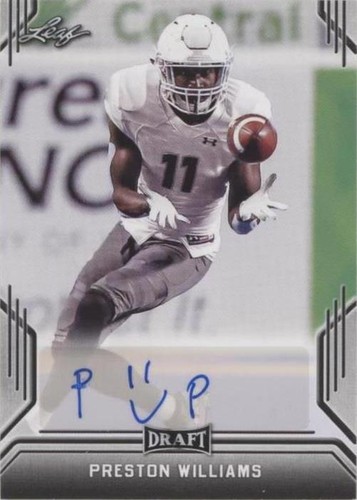 2019 Leaf Draft Preston Williams #BA-PW1