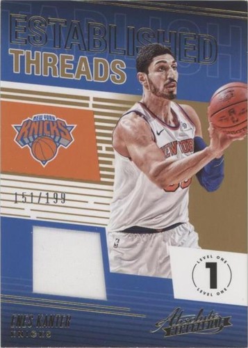 2018-19 Panini Absolute Memorabilia - Enes Kanter #ET-EKT