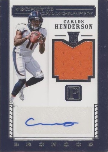 2017 Panini Pantheon Carlos Henderson #132